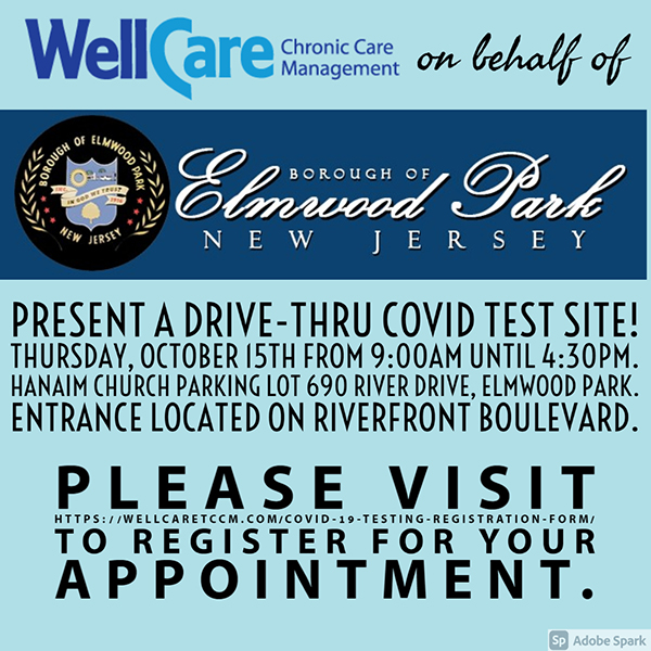 COVID-19 Drive-Thru Testing flyer